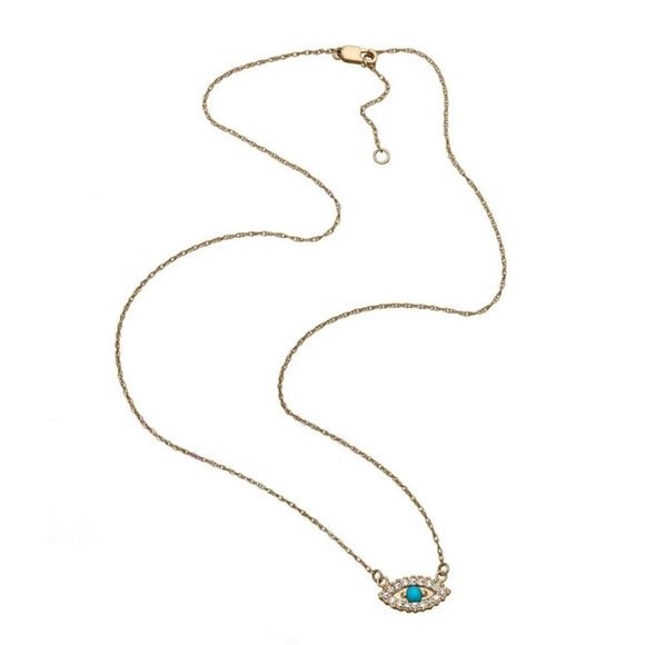 Jennifer Zeuner Tallulah/Evil Eye 14K Necklace - Picture 4 of 12